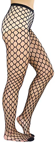 Image of ToBeInStyle Women's Large Mesh Fishnet Patterned Pantyhose Tights