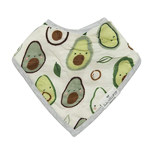 Loulou Lollipop Muslin Bandana Bib Drool Bib Set for Baby Girl and Boy, Adjustable 3 to 36 Months, 2 Pack3