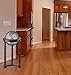Lancaster Floor Globe by Replogle - Cherry Wood Stand & Blue Ocean Globe with USA Cartography & Mountain Relief