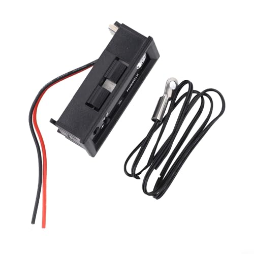 Regulador de velocidad digital para ventilador PWM para ventiladores de 12 V, conexión de 4 cables, soporta corriente máxima del ventilador 3 A con pantalla de temperatura y apagado de baja