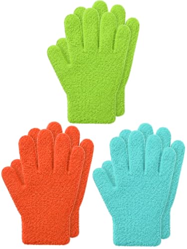 Image of EBOOT 3 Pairs Winter Kids Gloves Warm