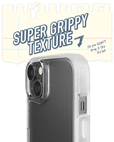 Image of Smartish iPhone 14 Plus Slim Case - Gripmunk - [Lightweight + Protective] Thin Grip Cover - Nothin' to Hide