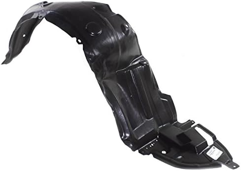 CarPartsDepot Protector contra salpicaduras para guardabarros delantero derecho del pasajero, compatible con Toyota Corolla 2011-2013, se adapta a