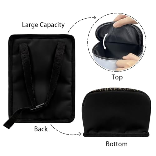 Image of USA 250 Print Car Trash Can Car Waste Basket with Lid Storage Pockets for Disposable Garbage Bag Multipurpose Collapsible Car Organizer for 4th of July