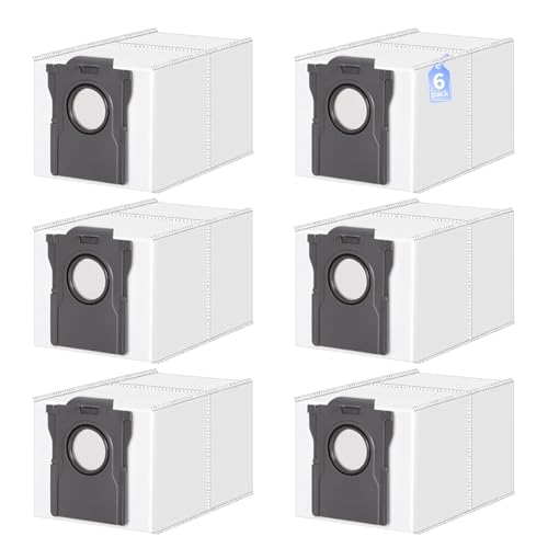 PeakLife 6 Bolsas de Polvo para Dreame L10s Ultra Gen 2, X40/X50 Ultra Complete, L40 Ultra AE, L10s Pro Ultra Heat, Aqua10 Ultra, MOVA E30/E40 Ultra, P50 Ultra, Repuestos para Robot Aspirador (3.2L)
