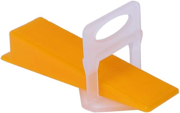 yazhuang 100pc Clips 50pc Wedges Wall Floor Tile Spacers Leveler Tiling Plumbers 1mm Gap Leveling System Tool