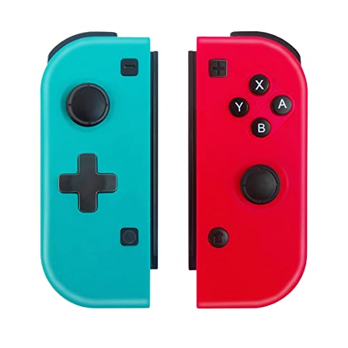 【Material】Costruzione Leggera con Materiale ABS Antigraffio e Antiscivolo. Supporta la connessione wireless/cablata, segnale stabile; Con riconnessione automatica, Il controller wireless per Switch Lite L/R Remote compatibile con Switch.