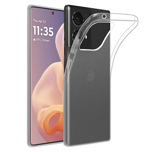 32nd Clear Gel Series - Transparent TPU Clear Gel Case Cover for Motorola Moto G85, Crystal Gel Ultra Thin Case - Clear