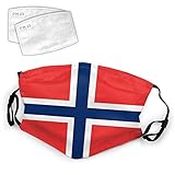 Norway Flag Norwegian Nordmann National Flags Washable Mouth Filter Reusable Cotton Face for Adults...