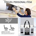LOVEVOOK Weekender Bag, Large Travel Duffel Bag for Women with 2 Packing Cubes, Carry on Overnight Bag with Shoe Compartment, Mom Hospital Bags for Labor and Delivery - Image 5