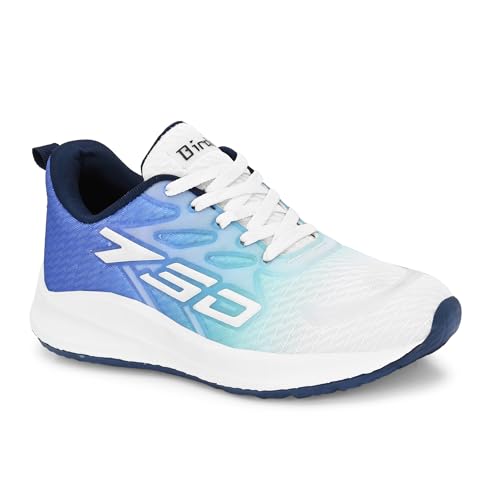 Image of Birde Men's Sports Shoes | Lightweight Running Shoes for Men | Breathable Walking Shoes with Cushioned EVA Sole | Comfortable Gym Sneakers