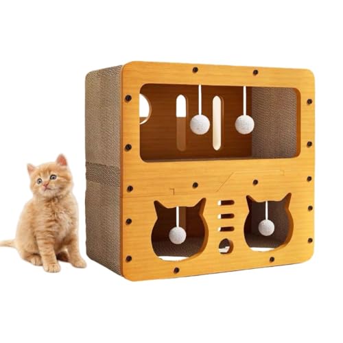 猫爪研ぎ ハウス 階段 キャット猫 爪研ぎハウス 大型 猫 ダンボールハウス おしゃれ 猫 爪研ぎ 段ボール 大きめ 猫ハウス 木製 四季対応 猫 爪研ぎベッド 屋内 爪研ぎ 猫 ダンボール 2段 キャットハウス 隠れ家 猫 爪研ぎ 段ボール、キャットハウ