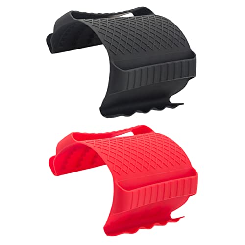 UPKOCH Protezione Anti-taglio Per Dita Cucina Set 2 Pezzi Comoda e Robusta Per Tostapane Bianco 2 Fette Utensile Compatto Per Taglio Sicuro Di Verdure Frutta e Formaggio