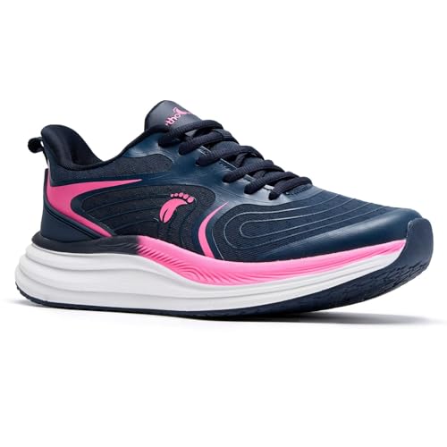 Women's Orthopedic Slip On Road Running Shoes: Comfort Plantar Fasciitis Arch Support Flat Feet Trail Sneakers, Stylish Outdoor Cycling Casual Athletic Tennis Walking Shoes Rose Size 9.5