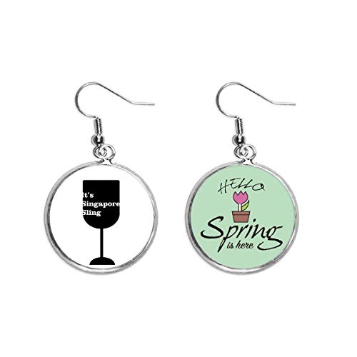 Pendientes de primavera Singapur Sling ligeros que no dañan tu oreja