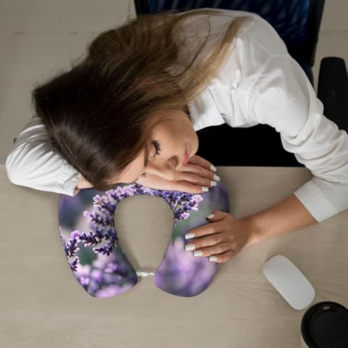 Almohada de poliéster para viaje ajustable miniatura 7