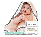 TOLLES BABY GESCHENK: Das Baby Kapuzenhandtuch ist ein super Geschenk zur nächsten Baby Party. Das Baby Handtuch eignet sich für Neugeborene, Kleinkinder, sowie Jungs & Mädchen. Kapuzenhandtücher Baby sind auch hervorragende Geschenke zur Geburt. Das Badetuch Baby mit Kapuze wird im Übrigen auch mit einem Geschenkpapier geliefert.