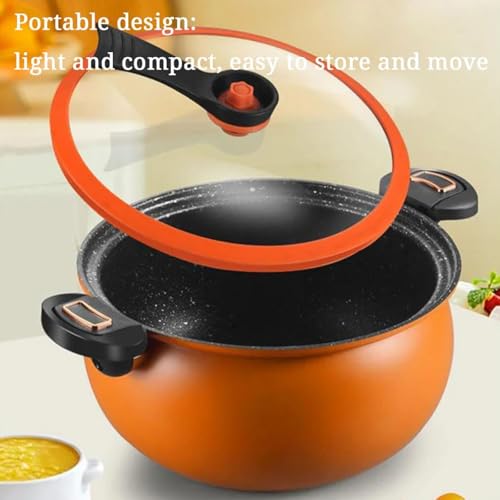 Olla a presión de 8 L Color Orange miniatura 6