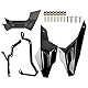 Motorrad Untere Abdeckungen Bellypan Motorschutz Kompatibel mit F900R F900XR F 900 R/XR 2020 2021 2022 2023 2024 (Schwarz)