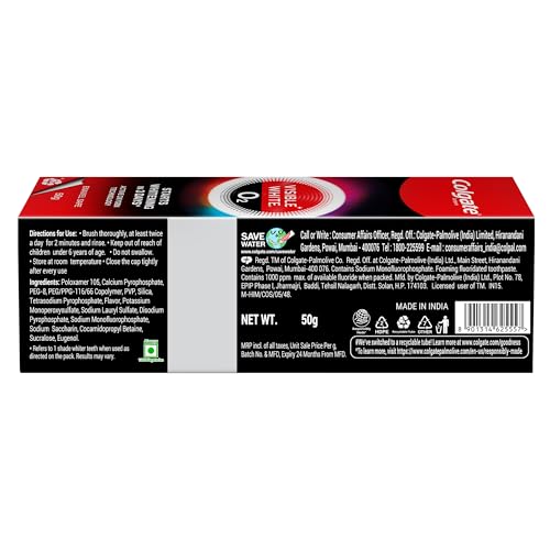 Colgate Visible White O2, Teeth Whitening Toothpaste (50g/1.7oz) - image 8