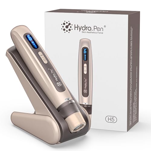 Image of Dr Choudhary Hydrapen H5 Professional Microneedling Pen, Derma Auto Pen, Brown, Skin Care Tool Kit for Face and Body