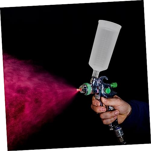 EXCEART 6 Pçs Pote de Aerógrafo Gravidade Feed Paint Cup Airbrush Garrafas de Tinta Spray Pote de Su