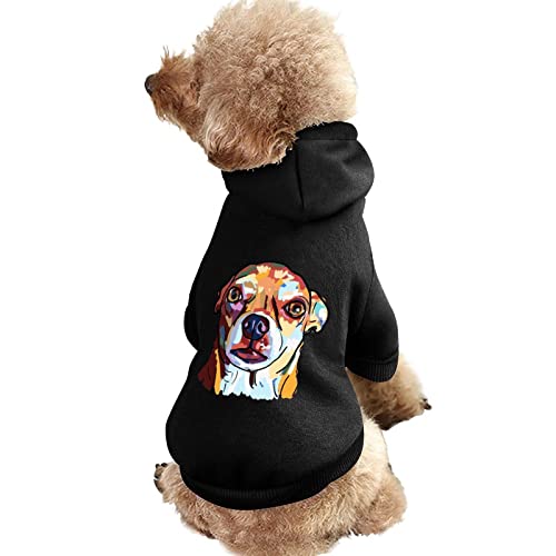 Funny Chihuahua Dog Pet Suit With Hat Dog Hoodie Coat Winter Apparel Pullover Outfits Xl #TOP29