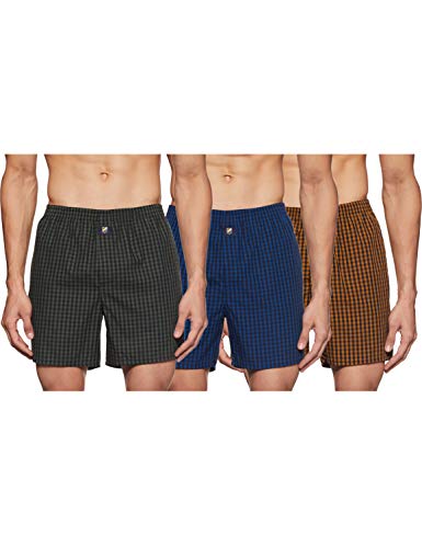 Image of Amazon Brand - House & Shields Men's Cotton Regular Boxer Shorts