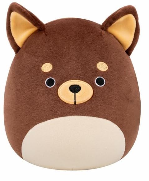 Squishmallows - 19,1 cm – Chihuahua/peluche marron foncé Barkevina