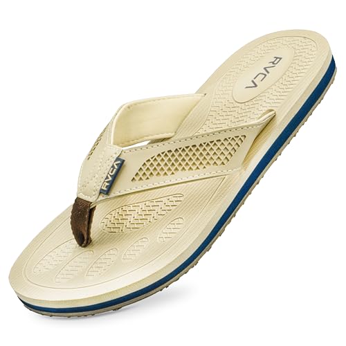 Image of RVCA Perforated T-Bar Sandals - Breathable, Cushioned, and Durable Footwear
