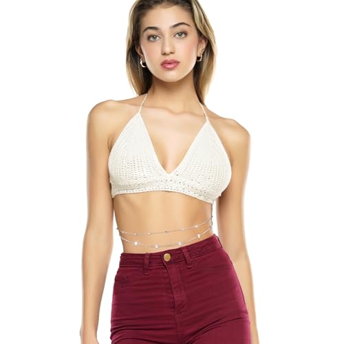 Silver Waist Chain Belly Chains for Women, Layered Body Chains, Adjustable Silver Boho Body Chain Jewelry for Women, Sexy Bikini Waist Chainss - Image 6