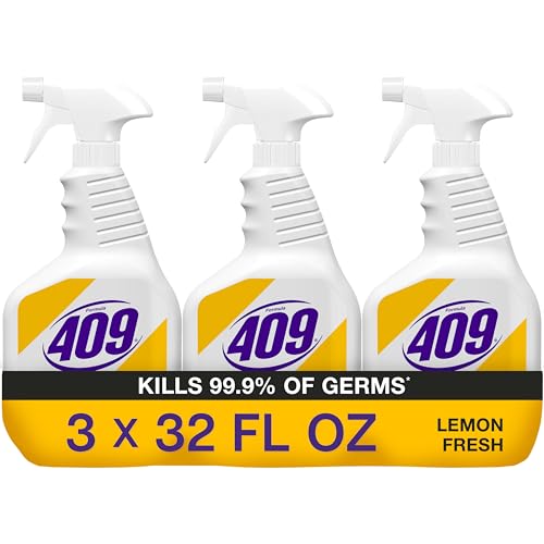 Formula 409 Multi-Surface Cleaner, Spray Bottle, Lemon Fresh, 32 Fluid Ounces, Pack of 3