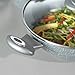 Salter BW02772G Marblestone Collection Wok Pan, Non-Stick, Silicone Coated Bakelite Handle, Suitable for All Hob Types Including Induction, Forged
