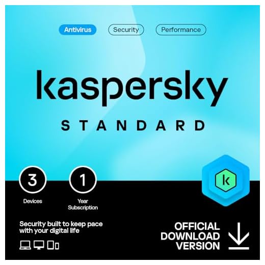 Kaspersky Anti-Virus 2020 | 3 Devices | 1 Year [Download]