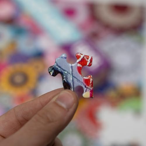 Rompecabezas de 1000 piezas para adultos: mosaico floral de botones Springbok 7