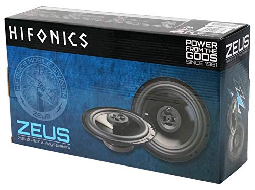 Hifonics (4) Zs653 6.5" 1200 Watt Car Stereo Coaxial Speakers #TOP7