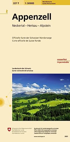 Preisvergleich Produktbild 227T Appenzell Wanderkarte: Neckertal - Herisau - Alpstein (Wanderkarten 1:50 000)