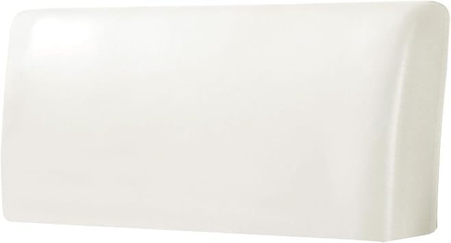 PU Leather Headboard Cover, Waterproof Headboard Protective Cover Stretch Full Wrap Removable Bed Headboard Cover for Bedroom Home Decoration-White-200-220cm78.7-86.6inch