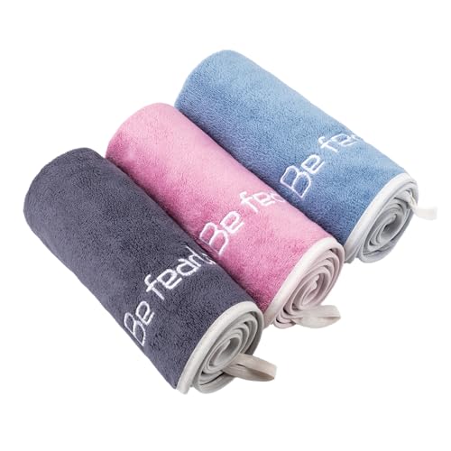 Xoofewal Microfiber Gym Towels for Men Women Workout - 14"x29" - Set of 3