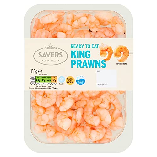 MORRISONS Savers King Prawns 150g