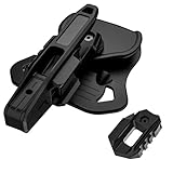 Viking Funda de Pistola Nivel 1 Semi-Universal - Compatible con Glock, Sig Sauer, Beretta, FNX, H&K – Holster Airsoft Tipo ASG – Ajustable, Ambidiestra, Clip Cinturón -Ideal para Airsoft, CQB o IPSC