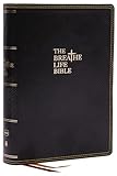 The Breathe Life Holy Bible: Faith in Action (NKJV, Black Leathersoft, Red Letter, Comfort Print)