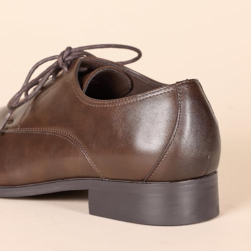 Image of Amazon Essentials Men's Lace Up Derby Dress Shoes