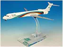 JAS MD-90 1/150 モデルプレーン BJE3034 JALUX企画品 Hogan JAS / 日本エアシステム MD-90 1号機