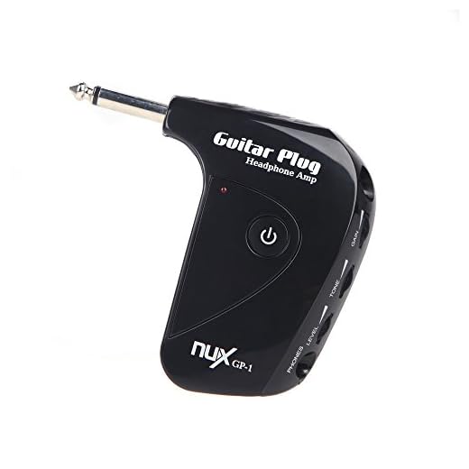 Nux GP-1 - Conector de guitarra para amplificador o auriculares