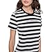 KARL LAGERFELD Paris Women's Sportswear T-Shirt Dress, Black/Soft White, X-Small