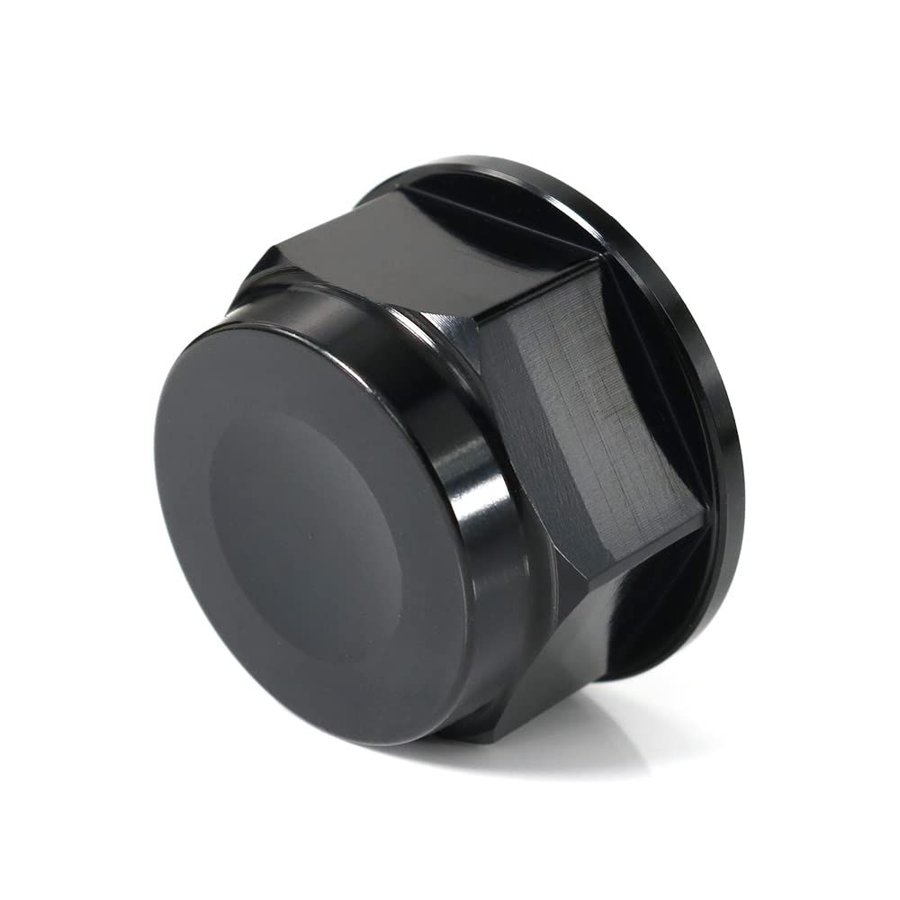 Écrou de Tige de Direction CNC, for Yamaha FZ6 FZ6R MT-09 FJ-09 XSR900 FZ1 V-Max XJR1300 FZ09 MT09 MT09 TRACER/TRACER900(Black)
