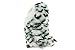 Teddys Rothenburg Kuscheltier Schneeeule 17 cm stehend weiß/schwarz Plüschschneeeule Plüschtier