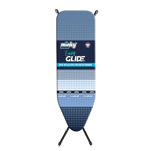 Minky EasyGlide 110 x 35cm Ironing Board Height Up To 86cm UK Made