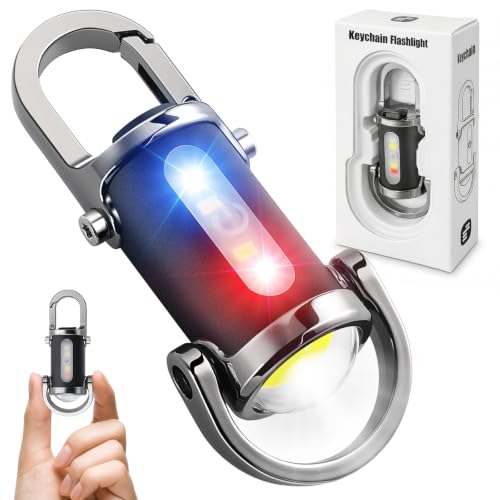 Ciwuzxs Rechargeable Keychain Flashlights (800 Lumens)